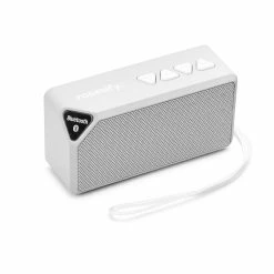 BargainJunkie Roomify Rechargeable Bluetooth Speaker, Ivory