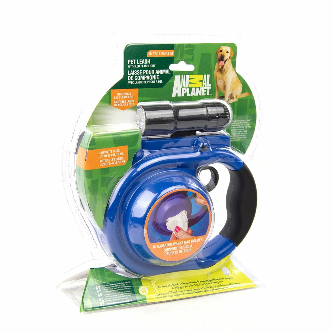 BargainJunkie Discovery Leash With Flashlight, Assorted New