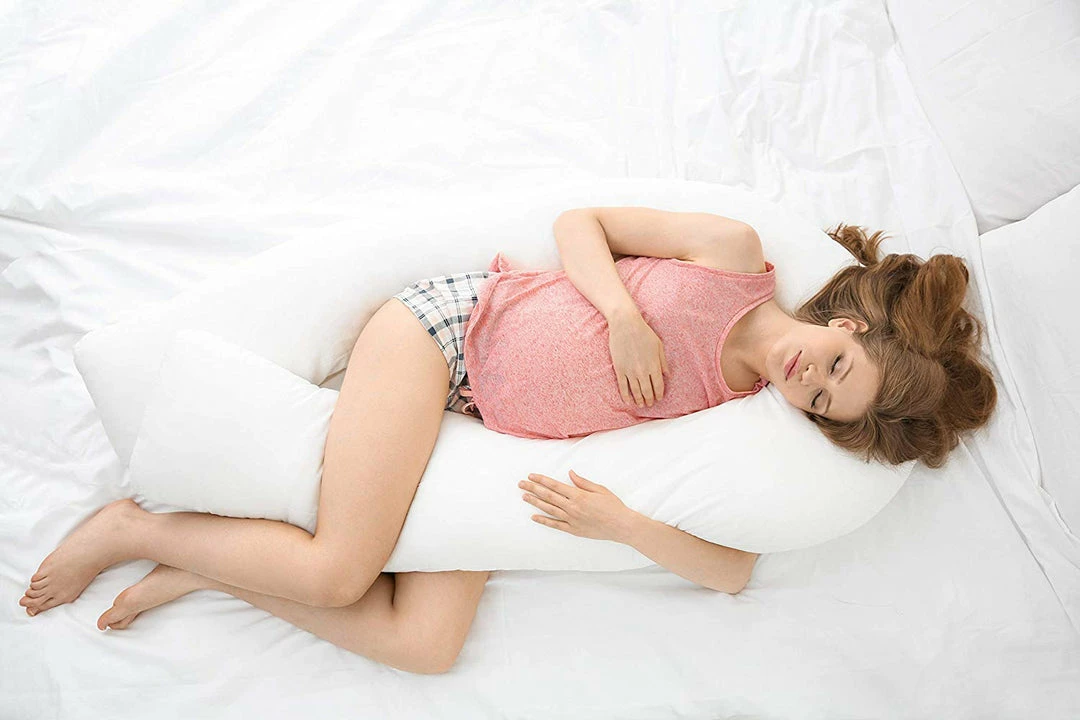BargainJunkie New S2BMOM Full Body Contour Pregnancy Pillow - J Shape