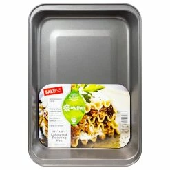 BargainJunkie New BAKEINS Non-Stick 14 1/2" X 10 3/8" Lasagna And Roasting Pan