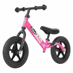 BargainJunkie New Ran Rule Kid's Balance Bike, Pink