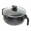 BargainJunkie New Kitchen HQ 5Qt Dutch Oven With Lid, Black