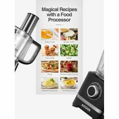 BargainJunkie New AICOOK FP202SA 12 Cup Food Processor
