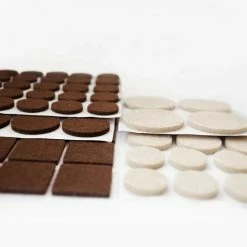 BargainJunkie Home Ease 266pc Assorted Adhesive Felt Furniture Pad Floor Protectors New