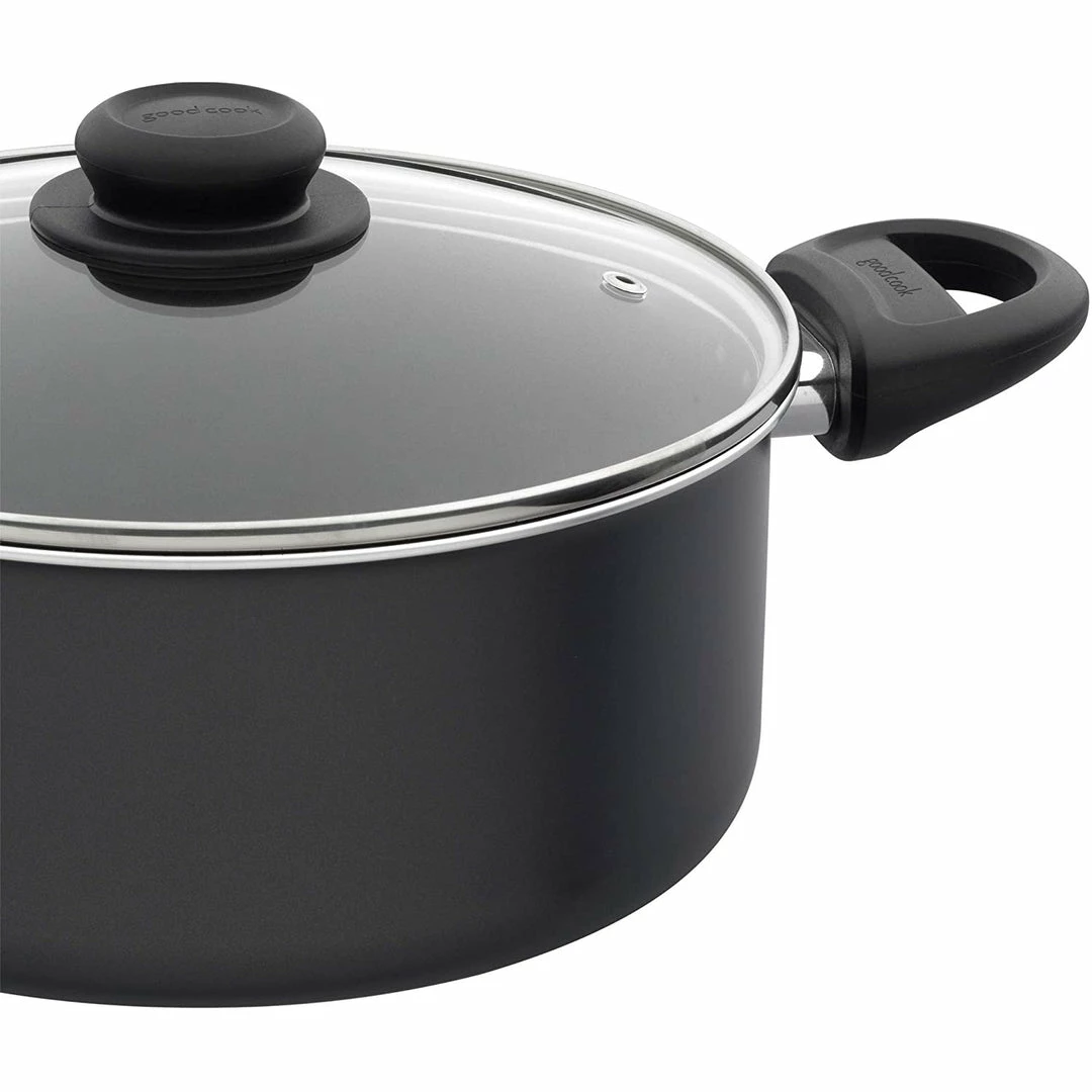 BargainJunkie New Good Cook 8pc Nonstick Cookware Set