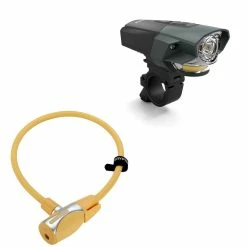 BargainJunkie New Bike Lock & Light Value Pack