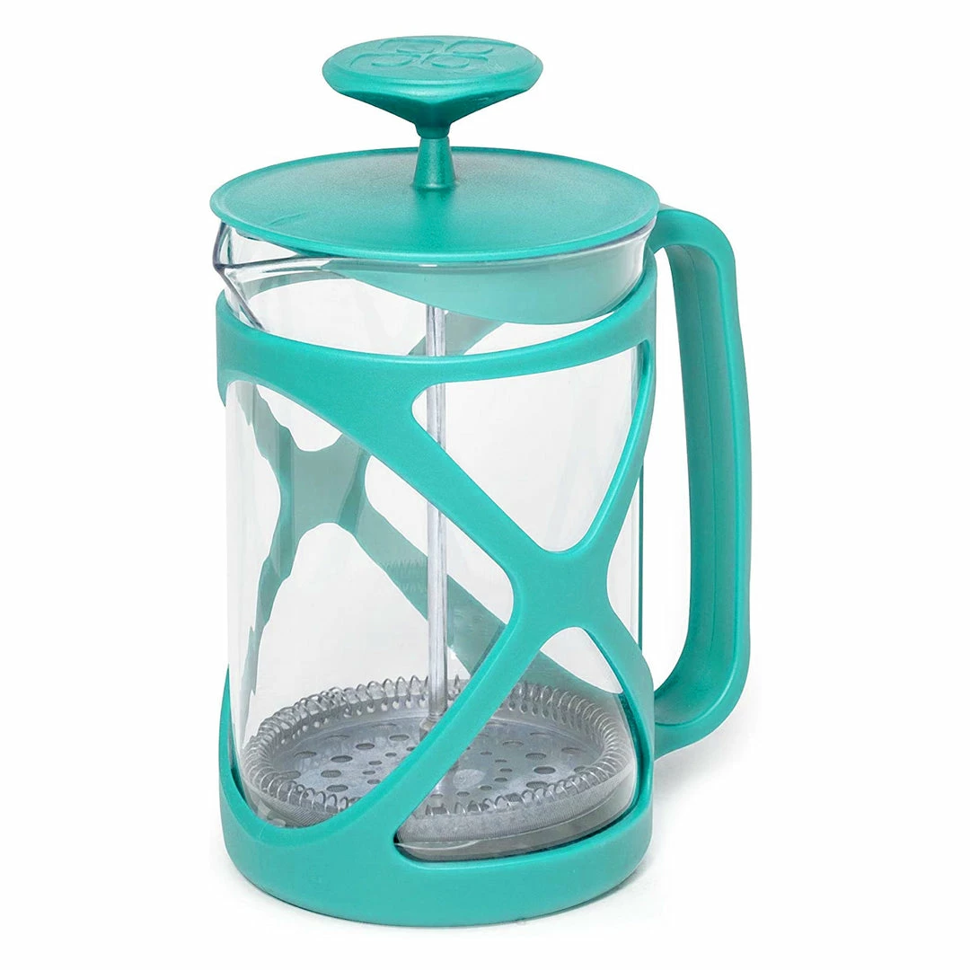 BargainJunkie Primula Tempo 6 Cup Glass French Coffee Press, Teal New
