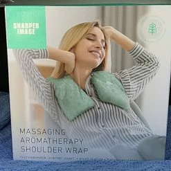 BargainJunkie New Sharper Image Massaging Aromatherapy Shoulder Wrap