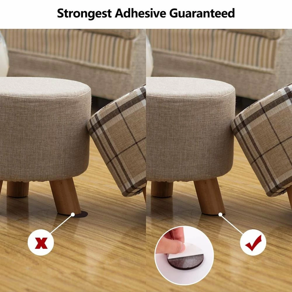 BargainJunkie New Home Ease 133pc Assorted Adhesive Felt Furniture Pad Floor Protectors