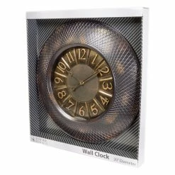 BargainJunkie Empire 20 Inch Bronze Decorative Wall Clock New