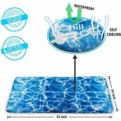 BargainJunkie All For Paws Always Cool Dog Mat, Large New