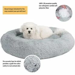 BargainJunkie Veehoo Medium Warming Pet Bed, Pink