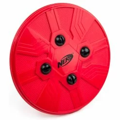 BargainJunkie Nerf Dog Howler Frisbee Disc, Red