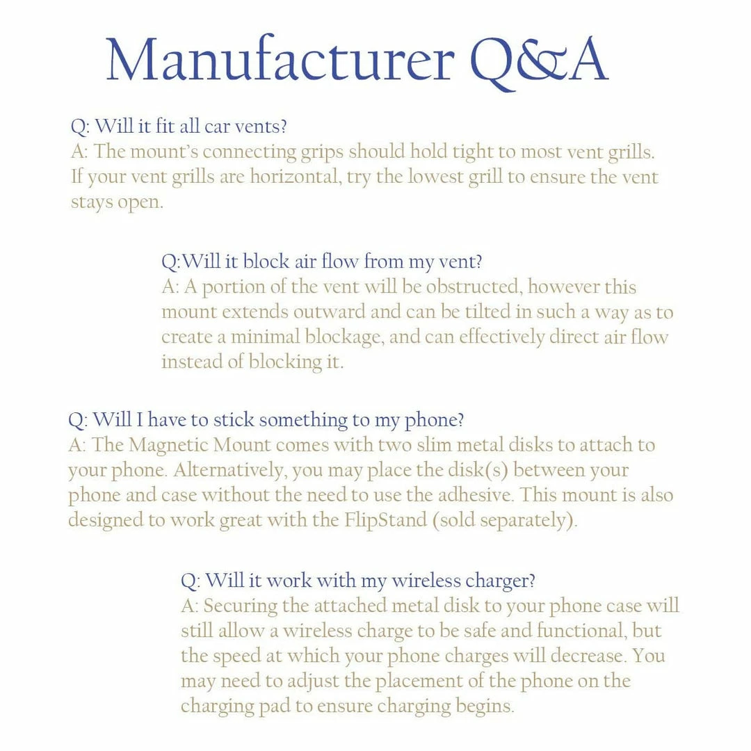 BargainJunkie New Killer Concepts Magnetic Cell Phone Mount For Car Vent, Rose Gold