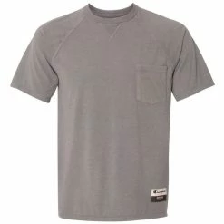 BargainJunkie New Champion Men's Raglan - Originals Soft-Wash Pocket Tee