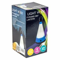 BargainJunkie Tools & Auto Light Worx LED Lantern, Pyramid
