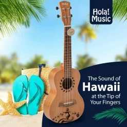 BargainJunkie Hola! Mahogony Ukulele With Walnut Bridge New