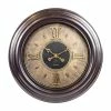 BargainJunkie Home & Garden Empire Clock Co 24 Inch Decorative Wall Clock, Bronze