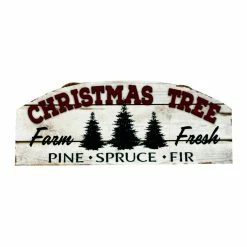 BargainJunkie 18" Farm Fresh Christmas Tree Hangable Sign New
