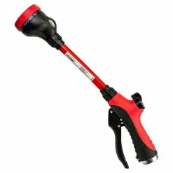 BargainJunkie Colour Wave 8-Pattern 15" Watering Wand, Red