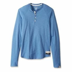 BargainJunkie Champion Men's Authentic Originals Long Sleeve Raglan Henley