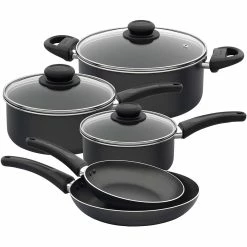 BargainJunkie New Good Cook 8pc Nonstick Cookware Set