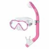 BargainJunkie Head Pirate Jr Dry Mask And Snorkel Combo, Pink New