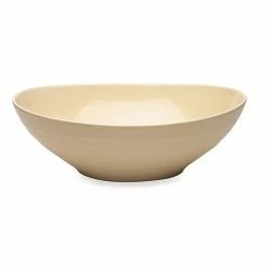 BargainJunkie Mikasa DJ105 Tan Swirl 9 3/4 Inch Vegetable Bowl New