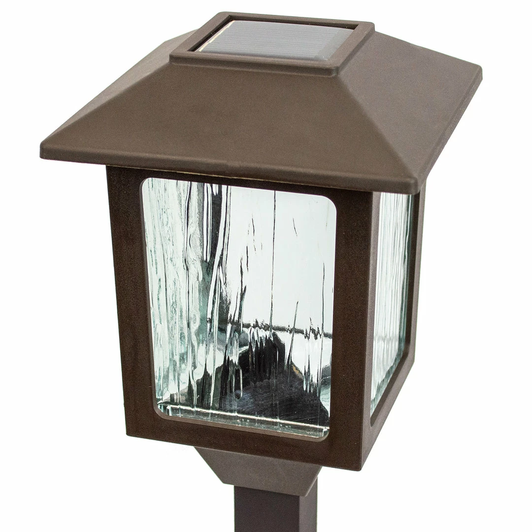 BargainJunkie New 4 Lumens Outdoor Brown Solar LED Path Light