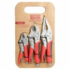 BargainJunkie Brink Tools 3pc Locking Pliers Set