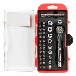 BargainJunkie Tools & Auto PowerXT 38pc Ratchet Bit Socket Set