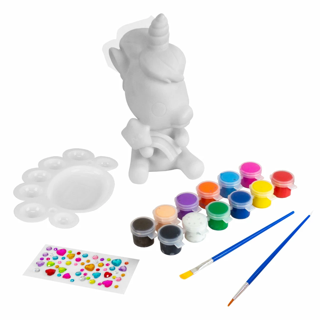 BargainJunkie Genius Art Paint Your Own Unicorn LED Lamp New