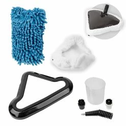 BargainJunkie H2O X5 Mop With Microfiber Bonnet, Blue New