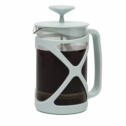 BargainJunkie New Primula Tempo 6 Cup Glass French Coffee Press, Pastel Blue