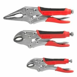 BargainJunkie Brink Tools 3pc Locking Pliers Set