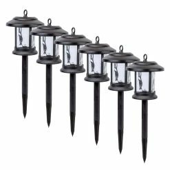 BargainJunkie 6 Pack Intellibrands Solar LED Lights New