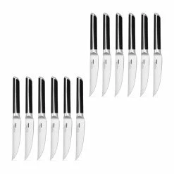 BargainJunkie Sky Light German Stainless Steel Steak Knives Set Of 12