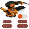 BargainJunkie Tacklife PRS03A 5 Inch Random Orbital Sander With 20 Sandpapers And Polishing Kit New