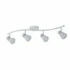 BargainJunkie Catalina Lighting 4 Light Gloss White Track Bar Home & Garden