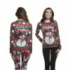 BargainJunkie Women's Let It Snow Ugly Christmas Long Sleeve Shirt