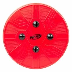 BargainJunkie Nerf Dog Howler Frisbee Disc, Red