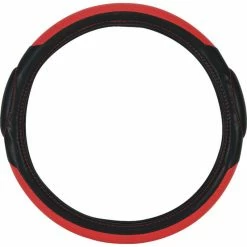 BargainJunkie New Pilot Steering Wheel Cover, Red