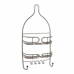 BargainJunkie Home & Garden SpaSation 20.5" Chocholate Satin Shower Caddy