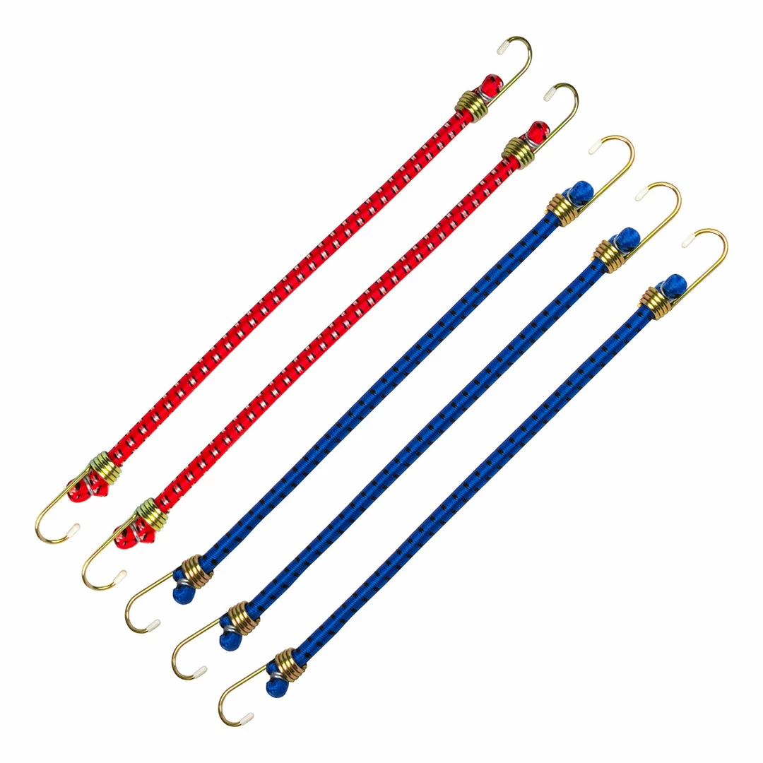 BargainJunkie Tools & Auto PowerXT 18” Bungee Cord Kit, 5-Pack