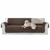 BargainJunkie Home Ease Reversible 3 Seat Sofa Furniture Protector, Brown/Beige Home & Garden