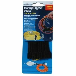 BargainJunkie Tools & Auto Highland 12" Wrap-Tyte Ties, 8 Pack
