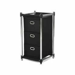 BargainJunkie Neat Freak 8001-B Uptown 3 Drawer Side Cabinet Home & Garden