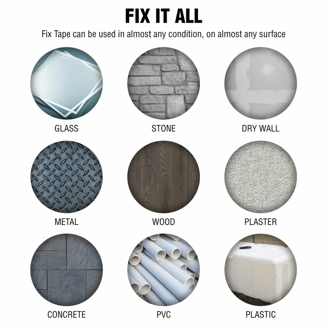 BargainJunkie New Inventel The Original Fix Tape Superhydrophobic Rubberized Adhesive, Medium