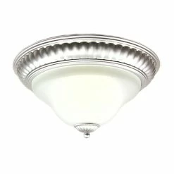 BargainJunkie Home & Garden Home Trends Midtown Collection 13-inch Flush Mount Light