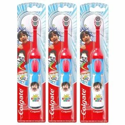 BargainJunkie New Colgate Kids Battery Powered Toothbrush, Ryan's World 3 Pack